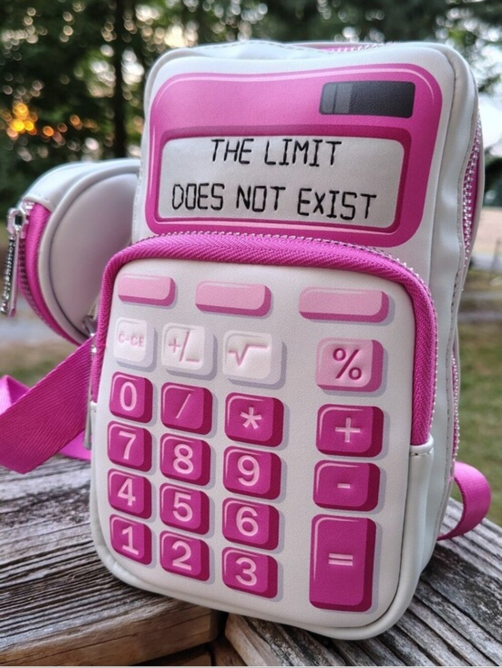 Loungefly Mean Girls “The Limit Does Not Exist” Calculator Crossbody Bag & Pouch - Picture 3 of 10